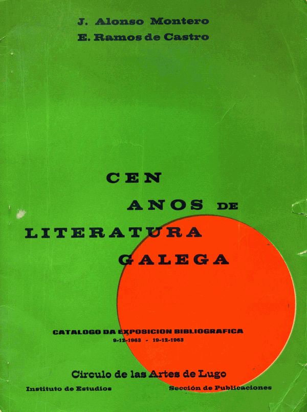 Catálogo de “Cen anos de Literatura Galega” (1963).